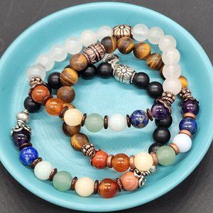 BRAND NEW Handmade Chakra Healing and Balancing Bracelet ::: 3 styles to choose